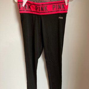 REVERSIBLE Pink Brand Leggings, red and grey